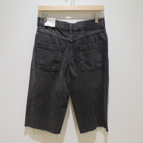 FREE PEOPLE WE THE FREE Jam Session Relaxed Capri Jean Rocksteady Black Boho NWT - Picture 9 of 15